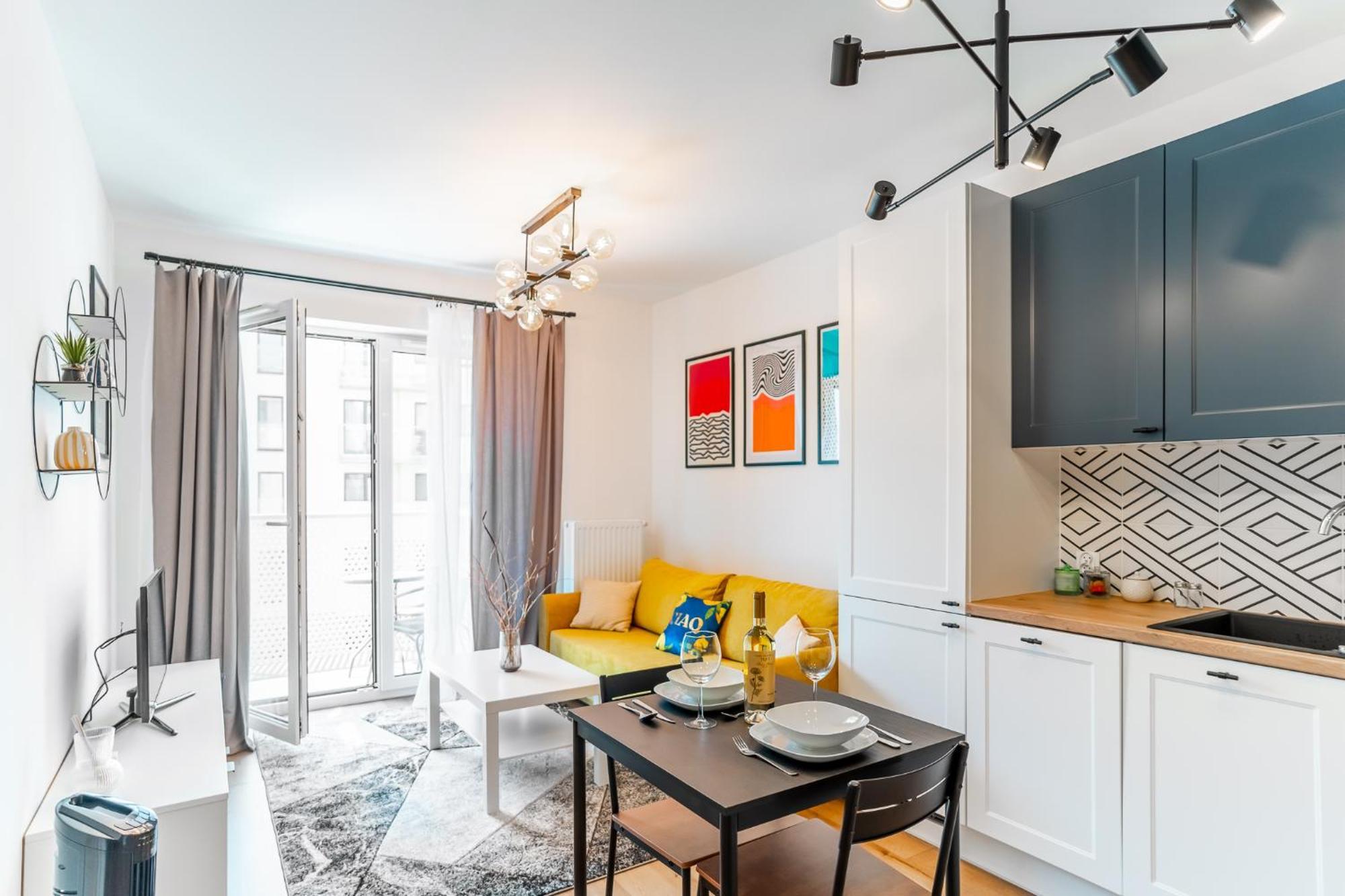Appartement Bagry - Parking, Balcony, Workspace - By Rentujemy *